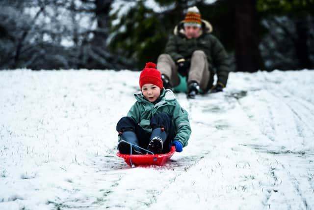 We could see snow this winter.