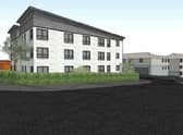 The plans for the office site.