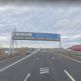 Work is being carried out at junction 26 on the M8.