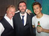 The club night attracted an eclectic range of punters and guest DJs pictured from left to right is Frank McAvennie, Aidan Moffat, and Paolo Nutini.