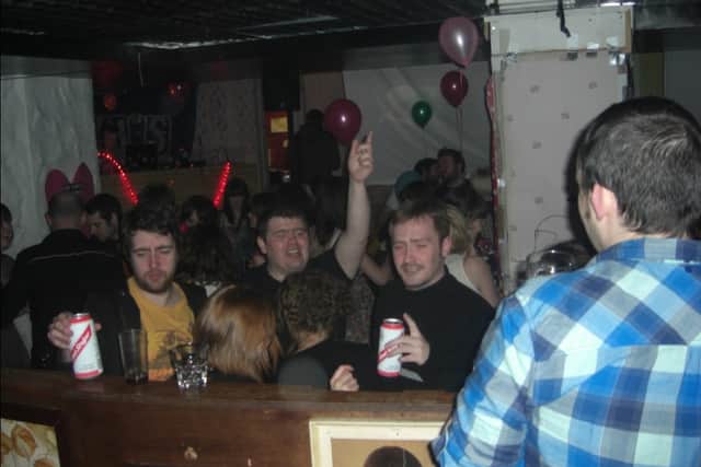 A crowd at one of the Pin Up Nights in Glasgow