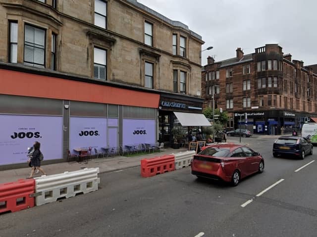 The shop looked like it was going to be a new juice bar