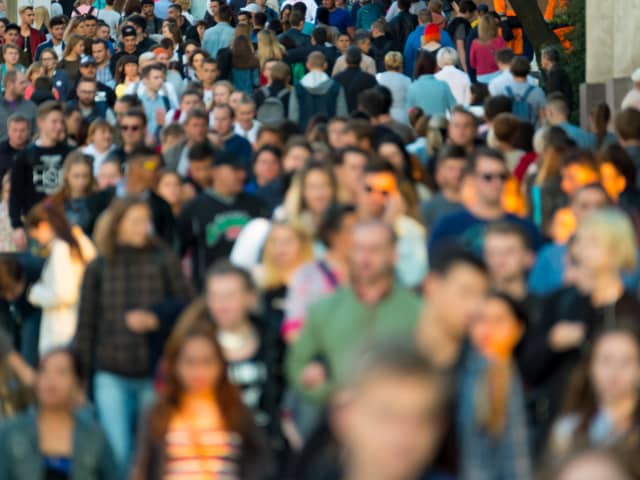 The earth’s population has risen by over one billion in 11 years