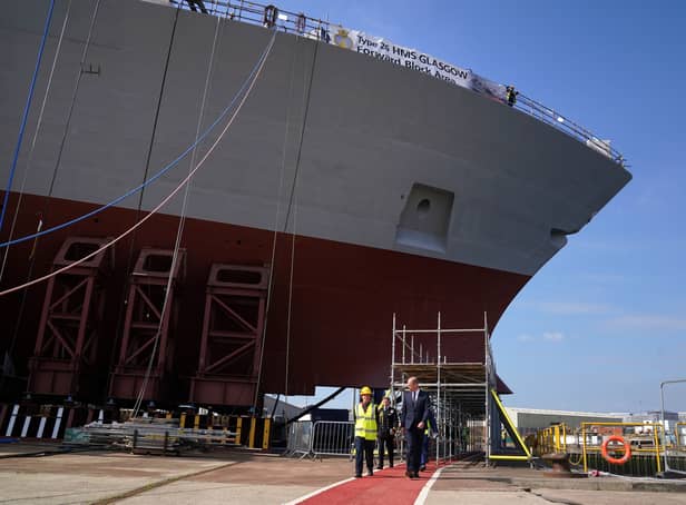 <p>The Type 26 frigates are being built in Glasgow.</p>