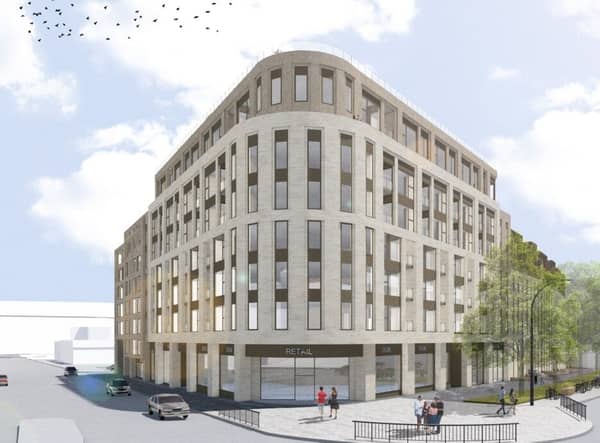 The flats plan for Finnieston.