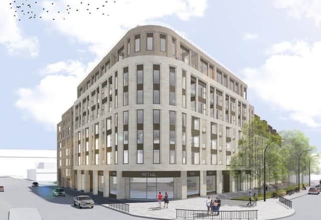 The flats plan for Finnieston.