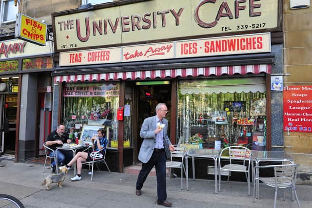 The University Cafe is a Glasgow landmark.