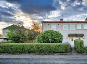 For Sale in Glasgow: Cheap three-bed semi-detached house for sale in Robroyston for under £90,000