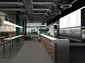 How the new Innis & Gunn taproom will look.