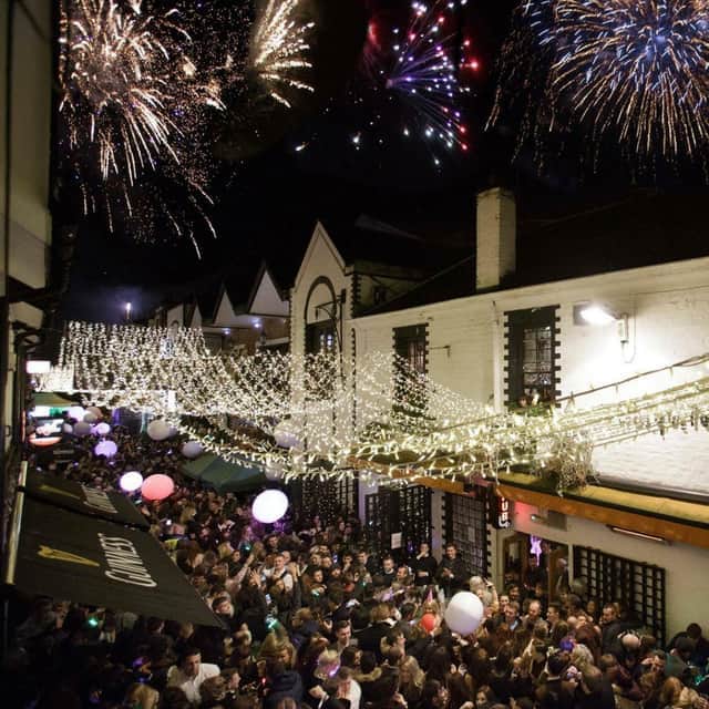 The Ashton Lane Hogmanay Street Party is back