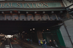 Homeless Project Scotland is currently based underneath the ‘Hielanman’s umbrella’ at Glasgow Central Station on Argyle Street