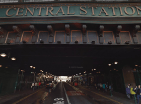 Homeless Project Scotland is currently based underneath the ‘Hielanman’s umbrella’ at Glasgow Central Station on Argyle Street