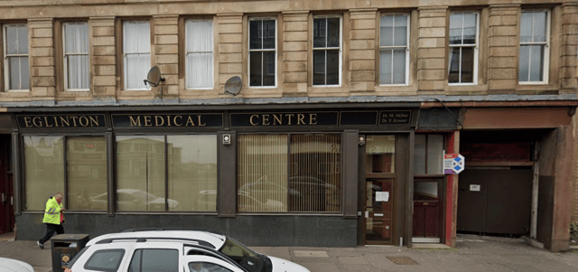 Eglinton Medical Centre is tenth on our list of the worst rated GPs in Glasgow, according to the Health and Care Experience Survey