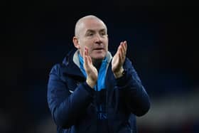 Mark Warburton celebrates a victory as Queens Park Rangers manager