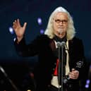 Billy Connolly speaks onstage at the 21st National Television Awards at The O2 Arena in 2016 (Credit: Tristan Fewings/Getty Images)