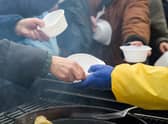 The soup kitchen helps people in Glasgow.