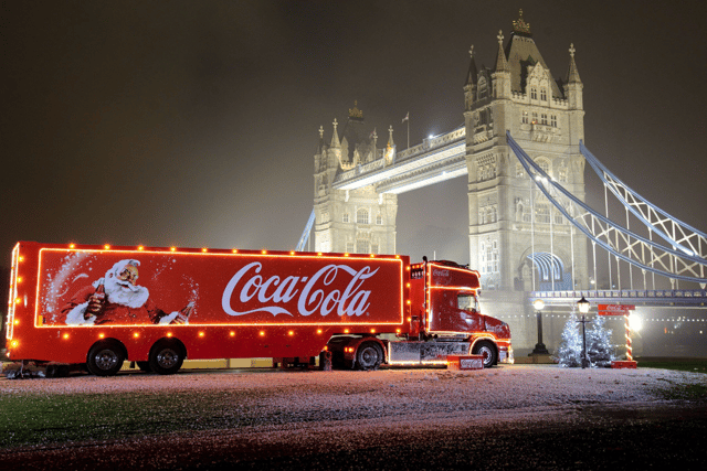 The Coca-Cola Truck is coming to Paisley tomorrow - December 29.