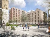 The plans for the new homes.