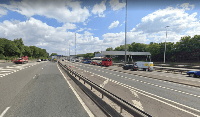 The M77 on-slip to the M8 will be closed.