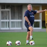 Neil Banfield during his spell as first-team coach of Arsenal