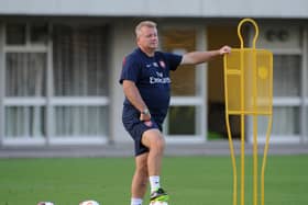 Neil Banfield during his spell as first-team coach of Arsenal