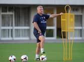 Neil Banfield during his spell as first-team coach of Arsenal