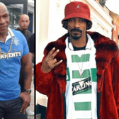 There’s something surreal about seeing Snoop Dogg in a hoops top - and something equally unsettling about seeing Mike Tyson in a gers jersey.