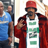 There’s something surreal about seeing Snoop Dogg in a hoops top - and something equally unsettling about seeing Mike Tyson in a gers jersey.