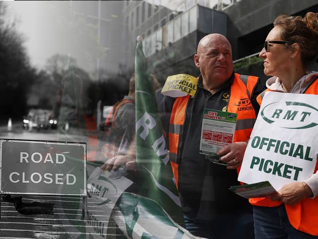 The PCS are timing its road workers’ strikes with the RMT. Credit: Getty