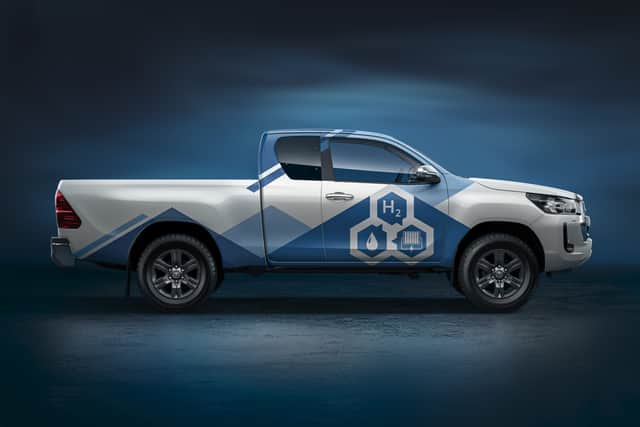 Toyota will build a small number of the Hilux hydrogen fuel cell at its Derbyshire factory