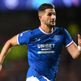 Rangers player Antonio -Mirko Colak in action during the UEFA Champions League group A match against Liverpool