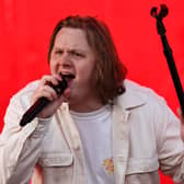 Lewis Capaldi performs on the main stage during day three of the TRNSMT Festival at Glasgow Green on July 10, 2022 in Glasgow, Scotland. (Photo by Jeff J Mitchell/Getty Images)