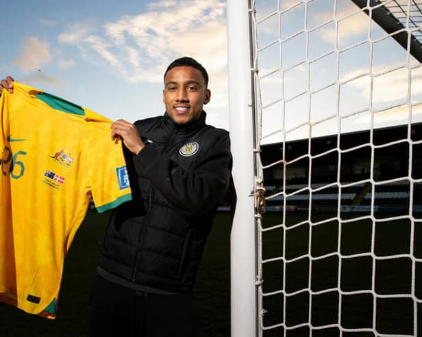 Keanu Baccus has returned to St Mirren after reaching the World Cup last 16 with Australia (Image: SNS Group)