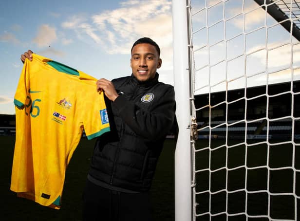 <p>Keanu Baccus has returned to St Mirren after reaching the World Cup last 16 with Australia (Image: SNS Group)</p>