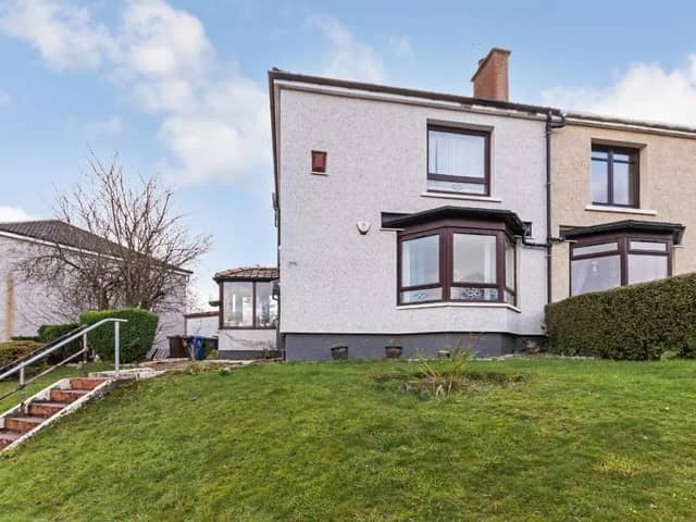 For sale in Glasgow: Semi-detached house with front & rear gardens in Riddrie on the market for £139,950