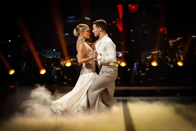 Helen Skelton and Gorka Marquez during the dress rehearsal for the live show of Strictly Come Dancing (Photo: PA)