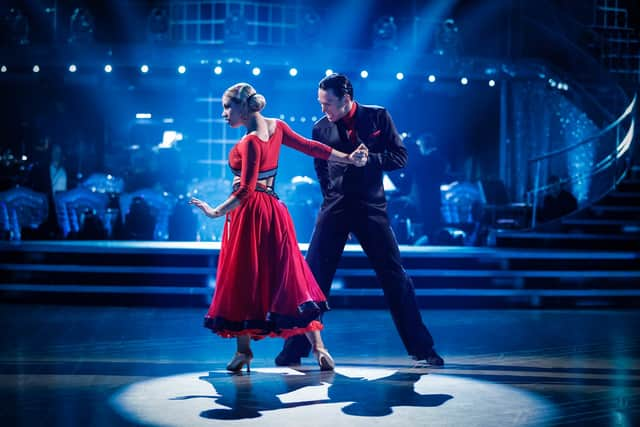 Molly Rainford and Carlos Gu during the live show of Strictly Come Dancing on BBC1 (Photo: PA)