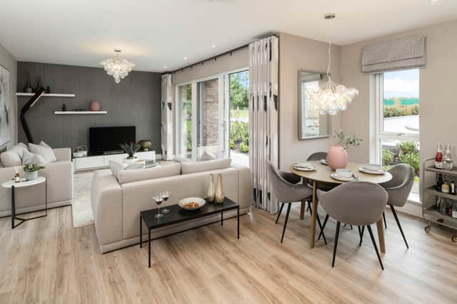 The development comes with a private balcony in each flat - with two in the penthouses
