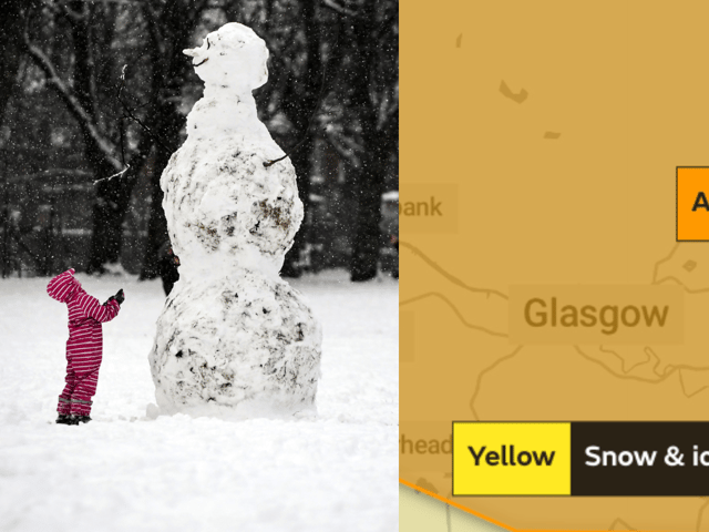 Glasgow weather: Met Office issue brand new amber warning for heavy snow - what to expect