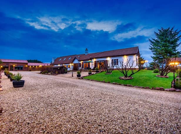 <p>Look at this rare opportunity to own ten acres, a massive fitness complex including a sauna, pool, and wellbeing centres, a detached farmhouse and more.</p>
