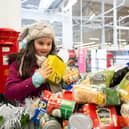 Glasgow Tesco shoppers donated an incredible amount of food this year