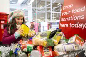 Glasgow Tesco shoppers donated an incredible amount of food this year