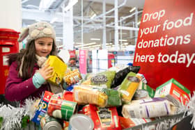 Glasgow Tesco shoppers donated an incredible amount of food this year