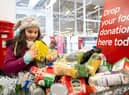 Glasgow Tesco shoppers donated an incredible amount of food this year