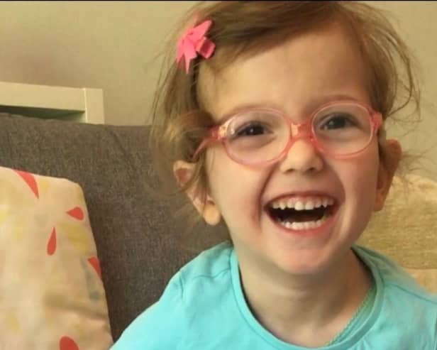 The family of Alara need to raise £80,000 by the end of this month if the young girl is to have chance of walking on her own two feet.