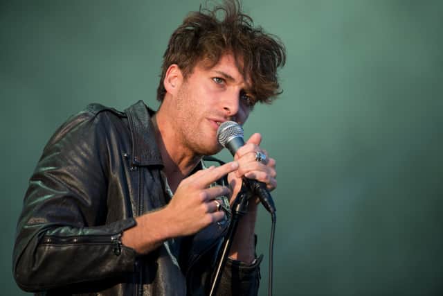 Paolo Nutini performs on the Virgin Media stage during Day 2 of the V Festival at Hylands Park on August 17, 2014 in Chelmsford, England. (Photo by Ian Gavan/Getty Images)