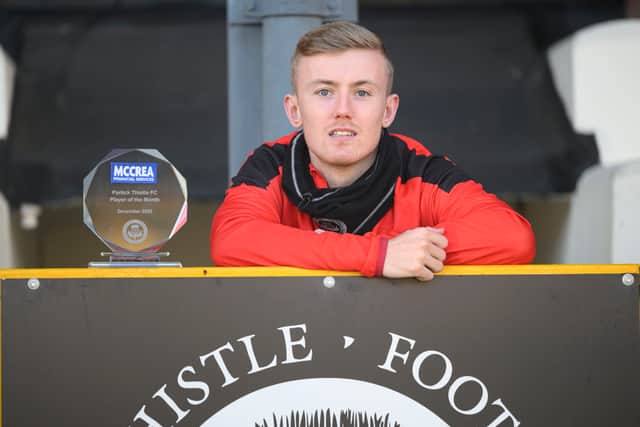 McCrea Financial Services Player of the Month for December - Kyle Turner (Image: Craig Watson)