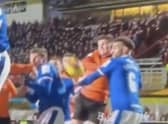Rangers defender Connor Goldson’s handball was dismissed by Michael Stewart and Kris Boyd
