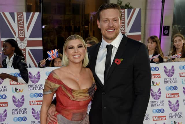 Olivia Bowen and Alex Bowen attend the Pride of Britain Awards 2022 at Grosvenor House on October 24, 2022. (Photo by Eamonn M. McCormack/Getty Images)