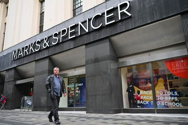 A general view of Marks & Spencers  (Photo by Jeff J Mitchell/Getty Images)